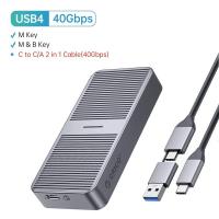 ราคา ORICO USB4 0 M 2 SSD กรณี40Gbps M2 NVMe ใช้งานร่วมกับ Thunderbolt 3 4 USB3 2 USB 3 1 3 0ประเภท C หลายโปรโตคอล (16553391771)