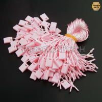 ราคา เชือกคล้องป้ายราคาสินค้า ชมพู ดำ ขาว ครีม เทา แดง 100 เส้น เชือกห้อยป้าย สายคล้องป้ายราคา ห้อยป้ายแท็ก ร้อยป้ายราคา (12448244662)