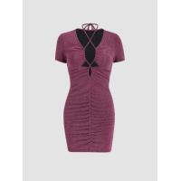 ราคา Cider Glitter Short Sleeve Mini Dress (21073383356)