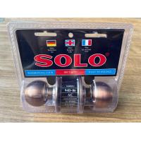 ราคา SOLO กุญแจลูกบิดประตูโซโล 94 D 86 AC รมดำ แบบแขวน ลูกบิดประตู แกนทองเหลืองแท้ ห้องนอน มีกุญแจ ให้3ดอก ลูกบิดประตู ลูกบิด ของแท้ (15726088802)