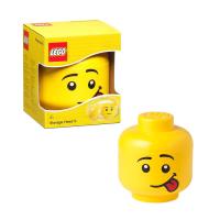 ราคา กล่องเลโก้ กล่องใส่เลโก้ กล่องเก็บของ LEGO HEAD แลบลิ้น ไซส์เล็ก size S (6743490282)