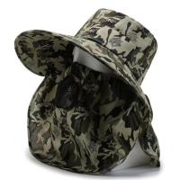 ราคา หมวก กันแดด ลายพราง พร้อมผ้าคลุม หมวกตกปลา โม่งคลุมหัว แบบมีหมวกบังแสง กันแดด UV กันฝุ่น กันร้อน (19696746803)