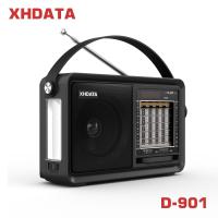 ราคา XHDATA D 901 FM AM SW เครื่องเล่นเพลงแบบพกพาวิทยุ Usb tf MP3ไร้สาย (18597188813)