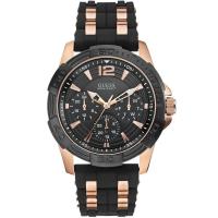 ราคา 100 Original FREE BRACELET Guess Masculine Multi Function Chronograph Men Watch Jam Tangan Lelaki W0366G3 W0366G4 (10363252073)