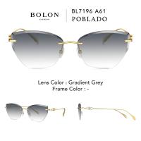 ราคา Bolon แว่นกันแดด POBLADO BL7196 แว่นของญาญ่า กรอบ Rimless ทรง Cateye FW23 (21019188939)