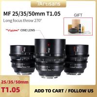 ราคา 7Artisans 7 artisans 25 35 50mm T1 05 APS C MF Cine Lens for Fujifilm X Sony E M43 Canon RF Sigma L Panasonic L Leica L CL TL (13805180812)