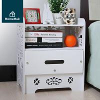 ราคา 3แบบ HomeHuk ชั้นวางของ 2 ชั้น ชั้นวาง ชั้นเก็บของ ชั้นวางของพลาสติก ชั้นวางของในห้องนอน ชั้นวางของในห้องน้ำ ชั้นวางของเล็ก ชั้นวางของพลาสติก 4 ชั้น PVC Stencil Side Table 2B (1420660998)