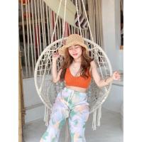 ราคา บราถักไหมพรหมเนื้อหนานุ่ม ใส่เป็นบิกินี่ได้ พร้อมส่ง (11957226735)