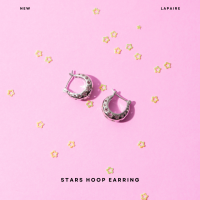 ราคา Stars hoop earring (18429910605)