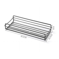 ราคา ชั้นวางของเข้ามุม ขั้นวางอเนกประสงค์ ชั้นวางของในห้องน้ำ ชั้นเข้ามุมสามเหลี่ยม ชั้นวางในครัว มีสีดำ สีขาว (11024606863)