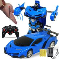 ราคา ไร้สายโมเดลรถควบคุมวิทยุหุ่นยนต์แปลงร่างรถ RC หุ่นยนต์ ของเล่นหุ่นยนต์ทรานฟอร์มเมอร์รถบังคับ 360 ลี่ยนรูปและบังคับของเล่นสำหรับเด็ก (11825021562)