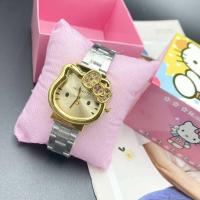 ราคา ใหม่ล่าสุด นาฬิกาคิตตี้ ข้อมือแฟชั่นน่ารัก นาฬิกาข้อมือผู้หญิง คิดตี้ สายเลส แถมฟรี กล่องลายคิตตี้ (12700001392)