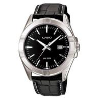 ราคา นาฬิกาข้อมือ Casio รุ่น MTP 1308L 1A นาฬิกา นาฬิกาผู้ชาย สีดำ สายหนัง กันน้ำ ของแท้ 100 ประกันศูนย์เซนทรัล 1 ปี (15217867127)
