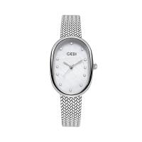 ราคา GEDI นาฬิกาผู้หญิงใหม่ Beimu ใบหน้ารูปไข่ขนาดเล็กตลาดสูงแสงหรูหราของผู้หญิงมาแรง Maisui 51145นาฬิกาผู้หญิง (20043283930)