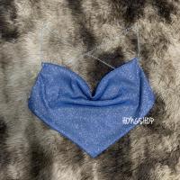 ราคา HONGSHOP เสื้อกลิตเตอร์วิงค์ๆ เสื้อกำมะหยี่ สายโซ่ โชว์หลัง แซ่บสุด (19251234436)