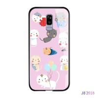 ราคา เคสมือถือเคสโทรศัพท์เคส Samsung Galaxy J7 Pro J7 2017 j730 J7 Prime J7 Plus J7 C8 j7310 C7 2017 หรูหราน่ารักสาวการ์ตูนแมวสัตว์เลี้ยงคิตตี้มันวาวปลอกโทรศัพท์กรณีกันกระแทกกระจกปกหลัง (892222670)