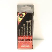 ราคา ดอกสว่านเจาะปูน ก้านกลม ชุดละ 5 ชิ้น (690288040)