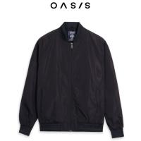 ราคา OASIS เสื้อกันหนาว เสื้อแขนยาว เสื้อแจ็คเก็ต ผ้าโพลีเอสเตอร์ รุ่น MJK 4435 สีดำ กรมท่า (20923096609)