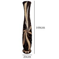 ราคา Floor standing vase แจกันไม้ตั้งพื้น แจกันหน้าเสื้อ แจกันดอกไม้ แจกันไม้แกะสลัก แจกันทรงสูง แจกันใหญ่ แจกันดอกไม้ตั้งพื้น แจกันสวยๆ แจกันสูงๆ (20962784005)