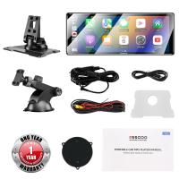 ราคา ESSGOO เครื่องเล่นในรถแบบพกพา10 26 เครื่องเล่นในรถยนต์ระบบแอนดรอยด์บลูทูธ FHD IPS 2 5D หน้าจอสัมผัส GPS วิทยุนำทางรถ (20191242941)