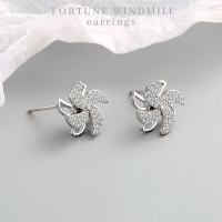 ราคา MNL Fortune Windmill ต่างหูแบบแป้น กังหัน โชคดี ต่างหูเงินแท้ ต่างหูแฟชั่นผู้หญิง ต่างหูสไตล์เกาหลี สไตล์มินิมอล เครื่องประดับนำโชค (20923279725)