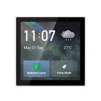 ราคา Tuya Smart Home Control Panel Multi Functional WiFi Smart Scene Wall Switch ZigBee BT Function APP Remote Control With 4 Inch LCD Touch Screen Clock Date Temperature Weather Display (16830670801)