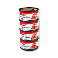 ราคา เอโร่ ปลาทูน่าก้อนในน้ำมัน 185 กรัม x 4 กระป๋อง Aro Tuna in Vegetable Oil 185 g x 4 Cans (11565115743)