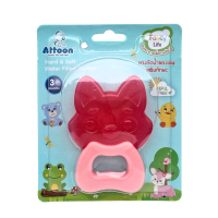 ราคา ATTOON ยางกัดน้ำ FANCY LIFE ยางกัดสำหรับเด็ก แบบรูปสัตว์ ปลอดสารพิษ BPA Free ผลิตจากพลาสติกอย่างดี เขย่าแล้วมีเสียง (19639649545)