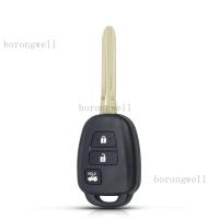 ราคา สำหรับ Toyota 2ปุ่ม Vios 4th Gen 4 2019 2020 2021รถพับกุญแจรีโมทรถยนต์โลโก้เปลือกหอย (17202009880)