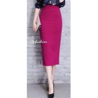 ราคา กระโปรงทรงดินสอยาวผ่าหลัง กระโปรงทำงานพร้อมส่ง (20403279373)