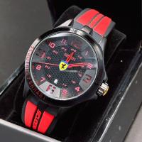 ราคา นาฬิกาผู้ชาย นาฬิกา เฟอรรารี่ นาฬิกาข้อมือ ระบบควอตซ์ สายนาฬิกา ยางเรซิน หน้าปัด 43MM ฟังชั่น มีวันที่ พร้อมกล่องหนังฟรี (12635362708)