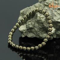 ราคา แร่ไพไรต์ ขนาด 6 มิล Pyrite แต่งสี กำไลหินมงคล หินดูดทรัพย์ หินเรียกเงิน หินสี หินมงคล กำไลหิน ไพไรต์ หินสีทอง by ออมทอง (16473242196)