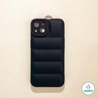 ราคา 3D Down Jacket Phone Case Compatible for IPhone 13 12 11 Pro Max X XR 8 7 Plus Dark Black Smooth Ultra Slim Shockproof Soft TPU Back Cover (19194050970)