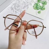 ราคา 0 75 1 25 1 75 2 25 2 75สำเร็จรูปสายตาสั้นแว่นตาผู้หญิงรอบป้องกันแสงสีฟ้าสายตาสั้นแว่นตาที่มีลบเกรด (15569106571)