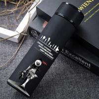 ราคา Two dimensional water cup one piece vacuum flask 304 stainless steel smart male and female student giftsanim (16200030742)