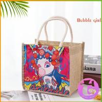 ราคา Thai Dee กระเป๋ากระเป๋าทรงช้อปปิ้ง ผ้ากระสอบ กระเป๋าพิมพ์ลาย ใบเล็ก handbag (13923442926)