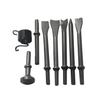 ราคา 8 Pcs Air Chisel Head Set Air Hammer Punch Chipping Tool Pneumatic Chisel Air Hamme Cutting Rusting (20138854306)