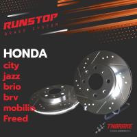 ราคา Runstop slot จานเบรค honda city jazz brio brv mobilio Freed รันสต๊อป เซาะร่อง เจาะรู ฮอนด้า ซิตี้ แจ๊ส ทุกรุ่น (12437867983)