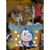 ราคา กระเป๋าสานกระจูดลายม่อนขนมิ้งฟ้า10 10 (6638120897)