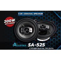 ราคา Acustika AK SA5 25 200W MAXPOWER 5 25 COAXIAL SPEAKER ลำโพงรถยนต์ เครื่องเสียงติดรถยนต์ Speaker Amplifier Car Audio สินค้าพร้อมส่ง (12264977354)