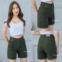 ราคา Acasey กางเกงยีนส์สามส่วน 3ส่วน วินเทจ เอวสูง ผ้าไม่ยืด แต่งกระเป๋าใบเล็ก ไซส์ S 6XL (19422080537)