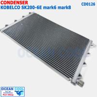 ราคา แผงแอร์ แม็คโคร โกเบลโก้ SK200 6E CD0126 มาร์ค6 มาร์ค8 CONDENSER for Kobelco Mark6 Mark8 หัวขัน ขายึด4 3เหลี่ยม คอยล์ร้อน แผงรังผึ้ง แผงคอยล์ร้อน (10237026941)