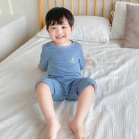 ราคา พร้อมส่ง ชุดนอนเด็กเเฟชั่นสองชิ้น ชุดนอนเด็ก เนื้อผ้ายืดหยุ่นใส่สบาย ราคาถูกมาก (19683827102)