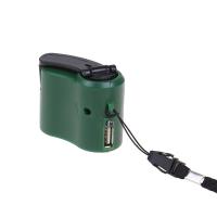 ราคา wucuuk ฉุกเฉินกลางแจ้งแบบพกพามือพลังงานไดนาโมมือ Crank USB ชาร์จ (19843425036)