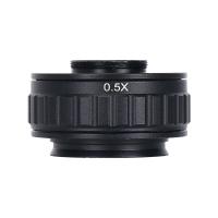 ราคา 0 35X 0 5X การติดตั้งกล้องตัวปรับเลนส์ C ตัวแปลงเลนส์ C โฟกัสอะแดปเตอร์เลนส์ปรับเป็นกล้องจุลทรรศน์สเตอริโอสามตาแบบใหม่ (20421894884)