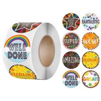 ราคา 500pcs Cute Reward Stickers Roll with Word Motivational Stickers for School Teacher Kids Student Stationery Stickers Kids (20181584321)
