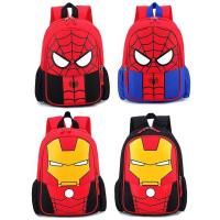 ราคา กระเป๋าเป้ กระเป๋าเด็ก ไอรอนแมน เด็กชายChildren Backpack Iron Man Spider Man Bag School For Teenagers Cool Heroes Backpack Kids School Bags For Boys (1046354557)