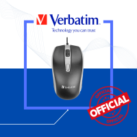 ราคา เมาส์ Verbatim Optical Mouse Wired Black (18548700097)