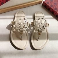 ราคา Tory Burch TB รองเท้าแตะผู้หญิงรองเท้าแตะสีผสมมิลเลอร์รองเท้าแตะหัวเข็มขัดกลมสำหรับผู้หญิงรองเท้ากลางแจ้งสำหรับฤดูร้อน S (11633403722)