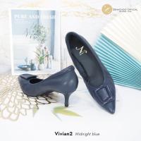 ราคา ทรงปกติ เปลี่ยนไซส์ได้ ไม่รับคืน Zenachoo รุ่น Vivian2 สูง 2 นิ้ว รองเท้าหนังแกะแท้ หน้ากว้างไม่บีบเท้า หนังนิ่มมาก (18740333516)